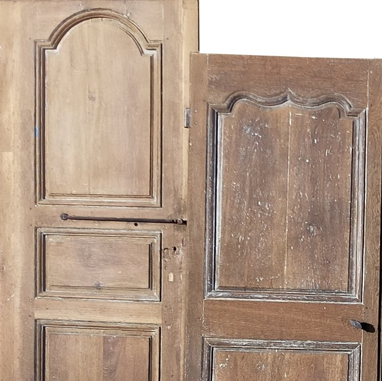 Portes Anciennes De Belle Qualité En Chêne époque XVIIIème