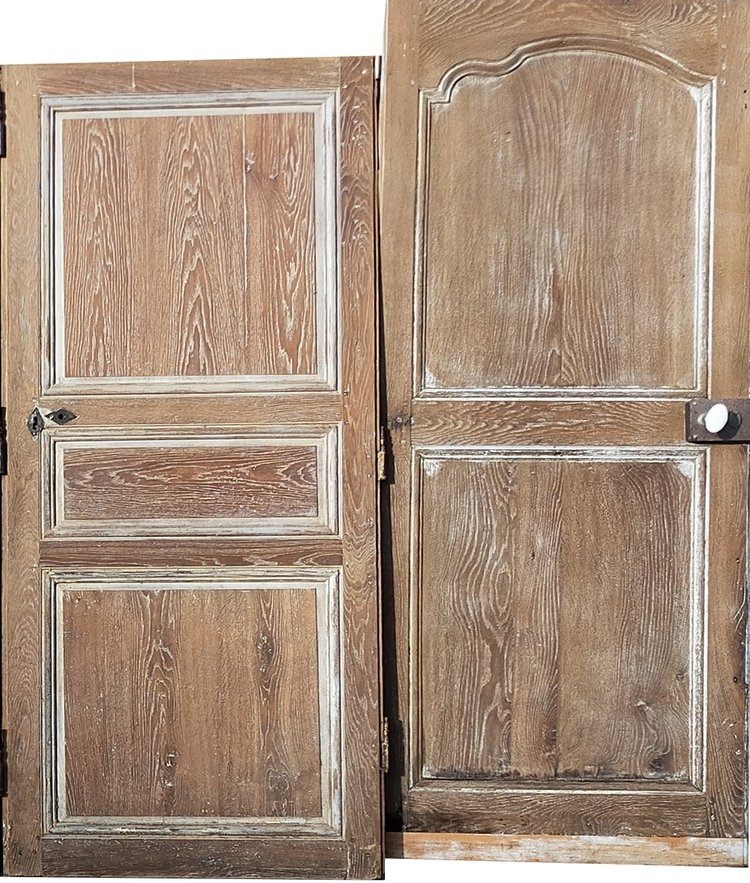Portes Anciennes De Belle Qualité En Chêne époque XVIIIème