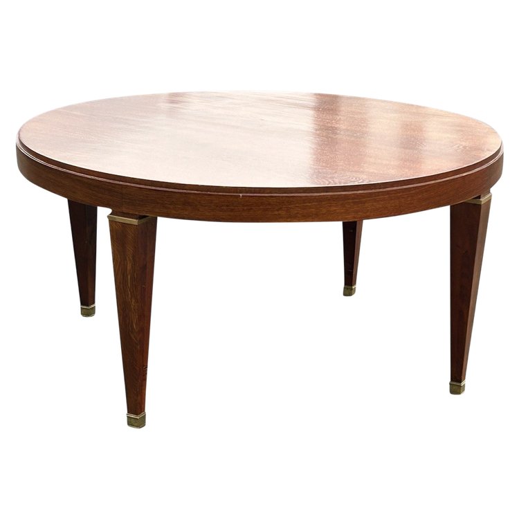 Jacque Quinet (1918-1992) Attribué à - Table ronde De Salle à Manger Vers 1950