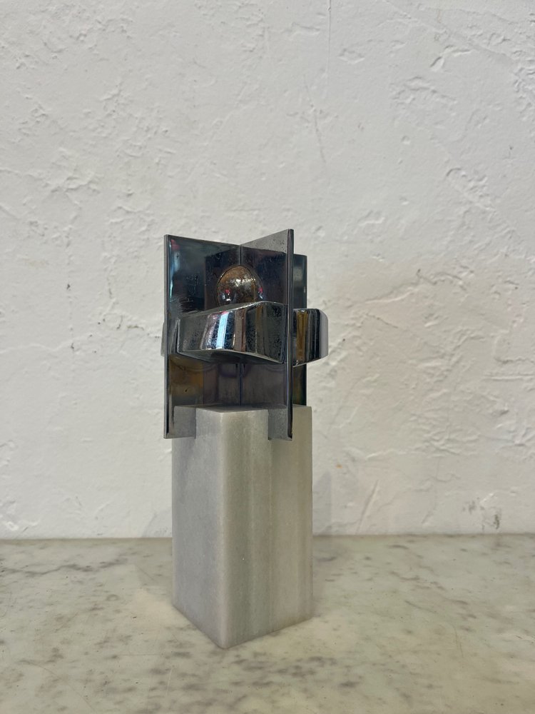Sculpture - J. L Sanchez - Bronze Et Marbre - Espagne - XX ème