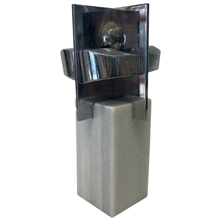 Sculpture - J. L Sanchez - Bronze Et Marbre - Espagne - XX ème