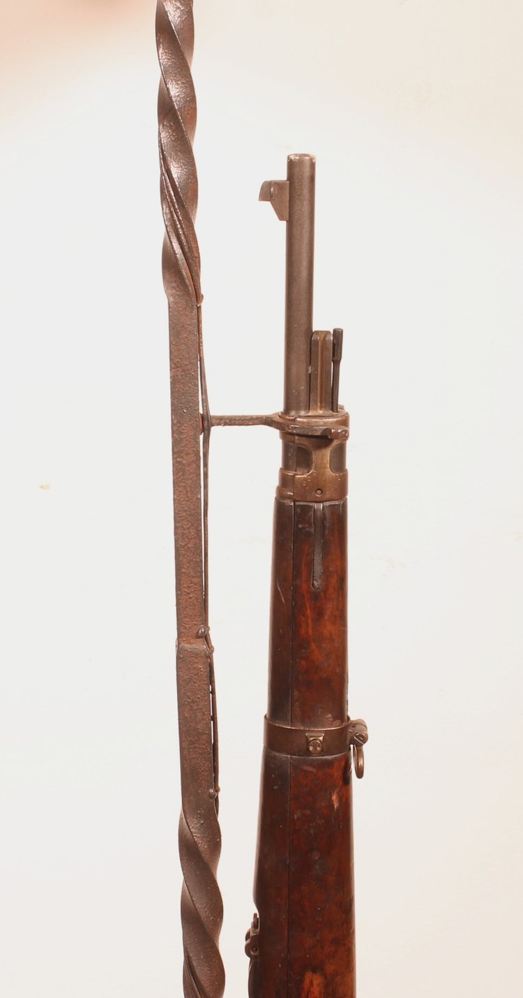 Rifle Floor Lamp With Its Lampshade