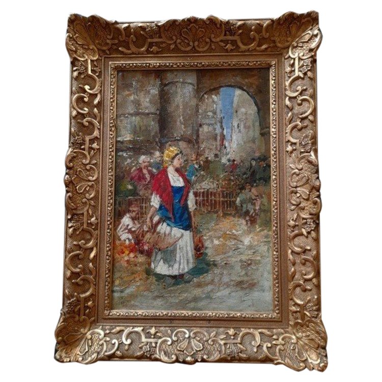 Pasini Lazzaro Öl auf Leinwand