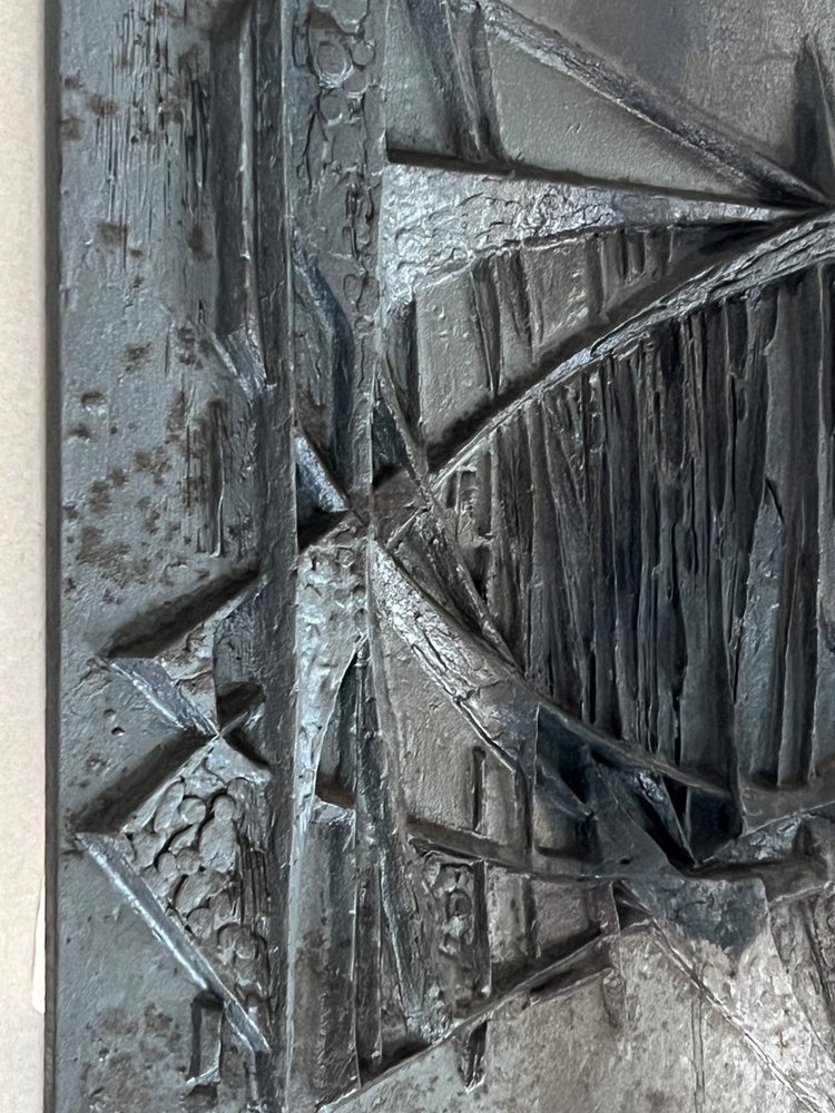 Kaminplatte von Designer F. Loriot für Stern, Frankreich 70er Jahre