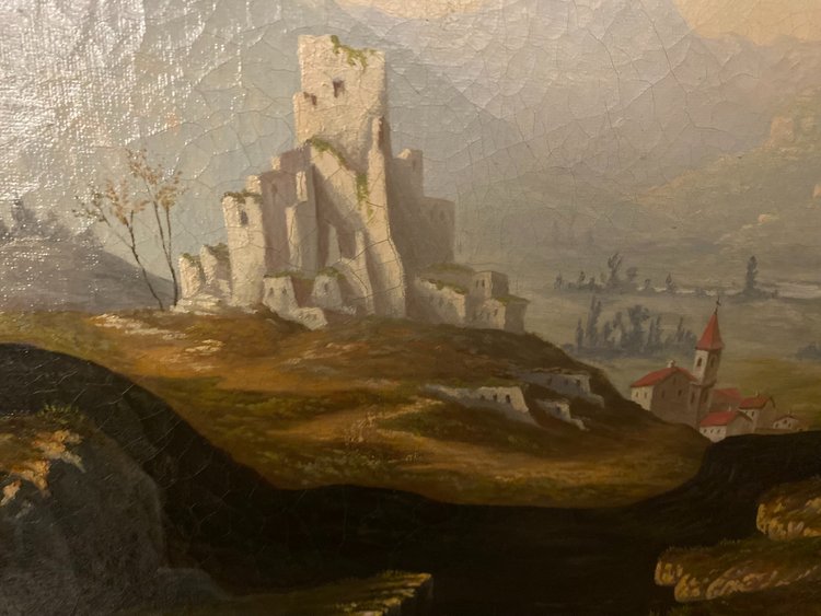 Paesaggio scolastico svizzero del XIX secolo