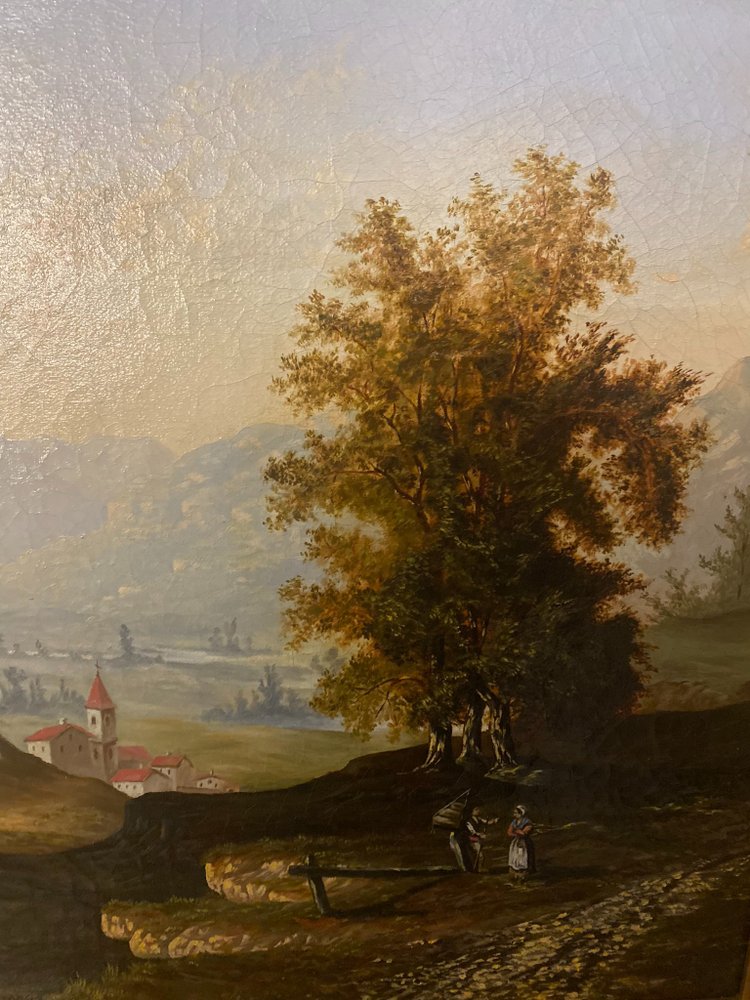 Paesaggio scolastico svizzero del XIX secolo