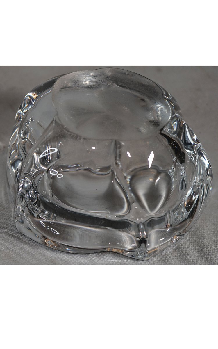 Cendrier cristal Daum 