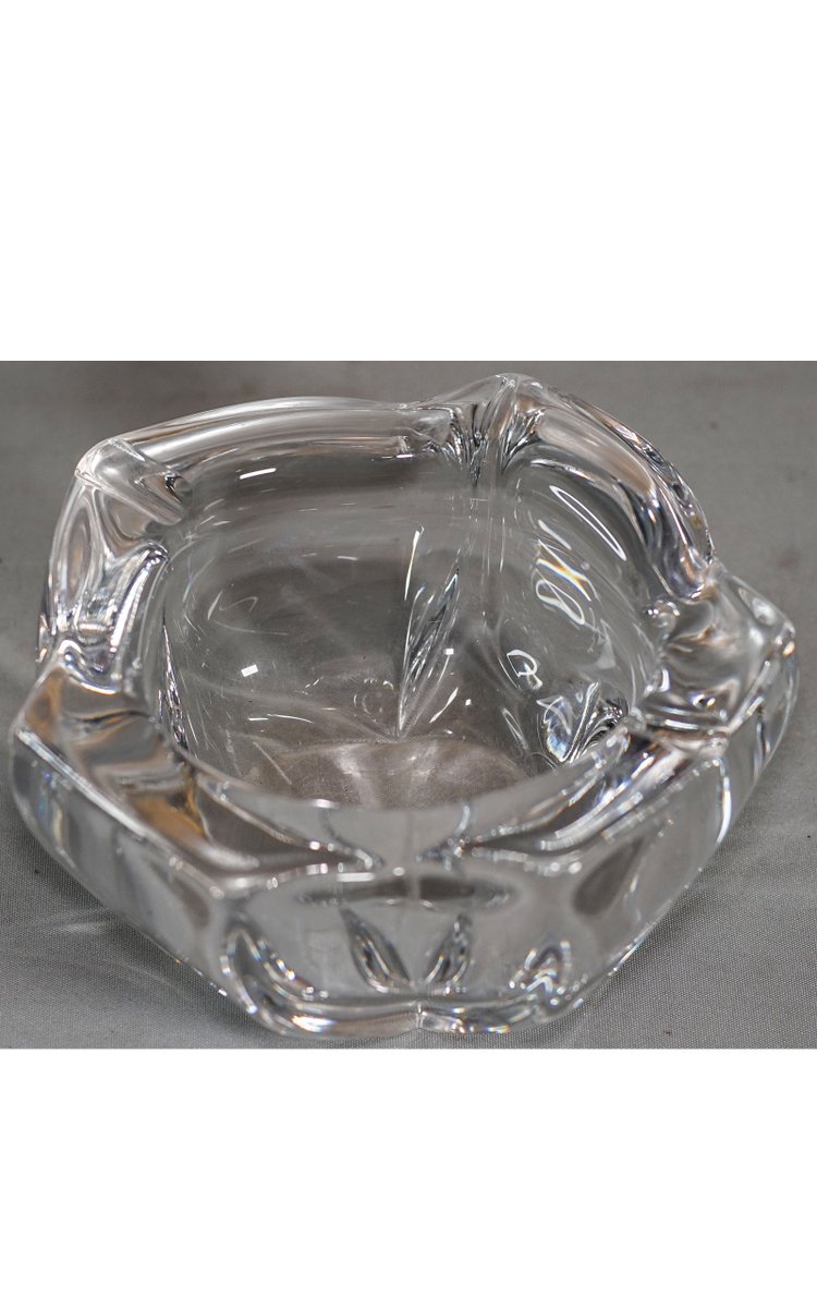Cendrier cristal Daum 