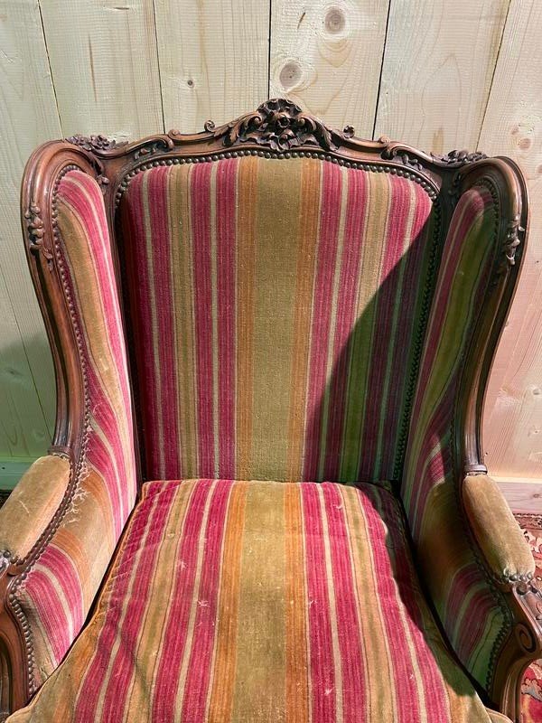 Poltrona - bergère in stile Luigi XV