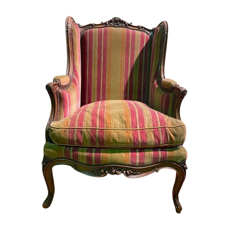 Poltrona - bergère in stile Luigi XV