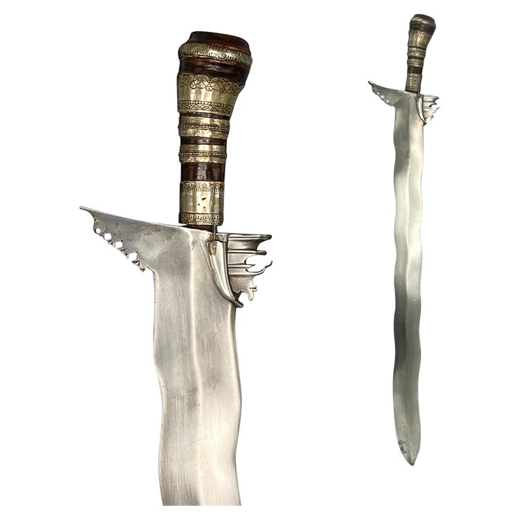 Saber Kriss o Keris Moro filippino, XIX secolo