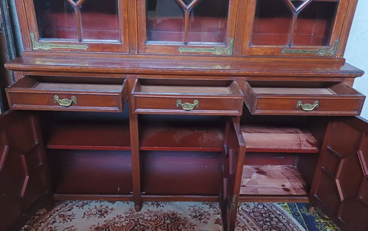 Libreria in acero e Co, mogano del XIX secolo