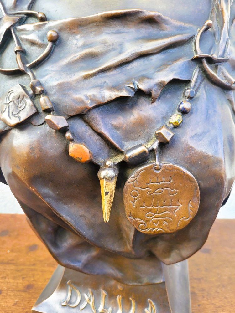 Picault - Dalila, scultura in bronzo firmata, fine del XIX secolo