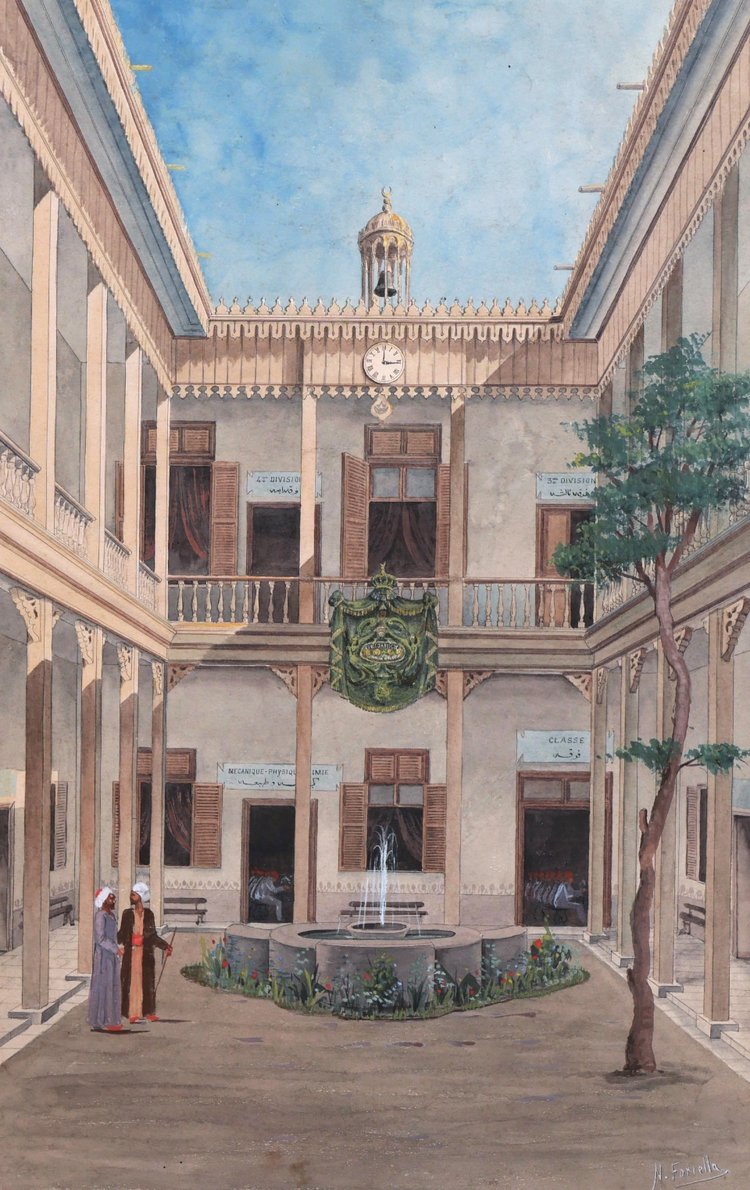 Nicola FORCELLA, Khedivial School of Arts and Crafts in Kairo