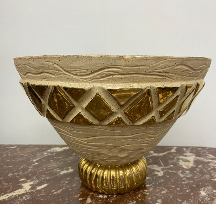 Art-Deco-Keramikbecher 