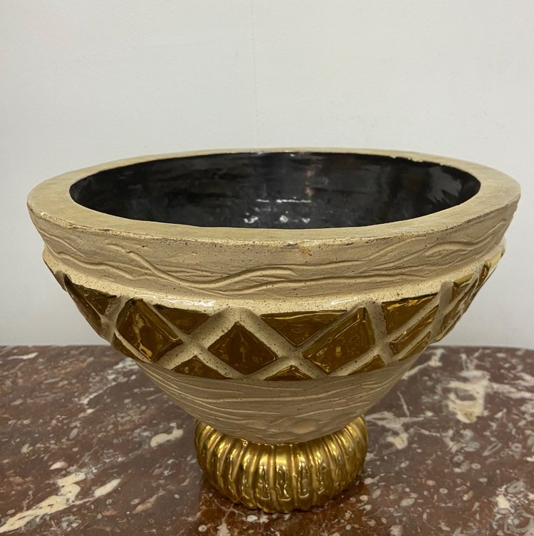 Art-Deco-Keramikbecher 