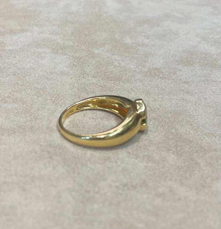 Bague jonc peridot