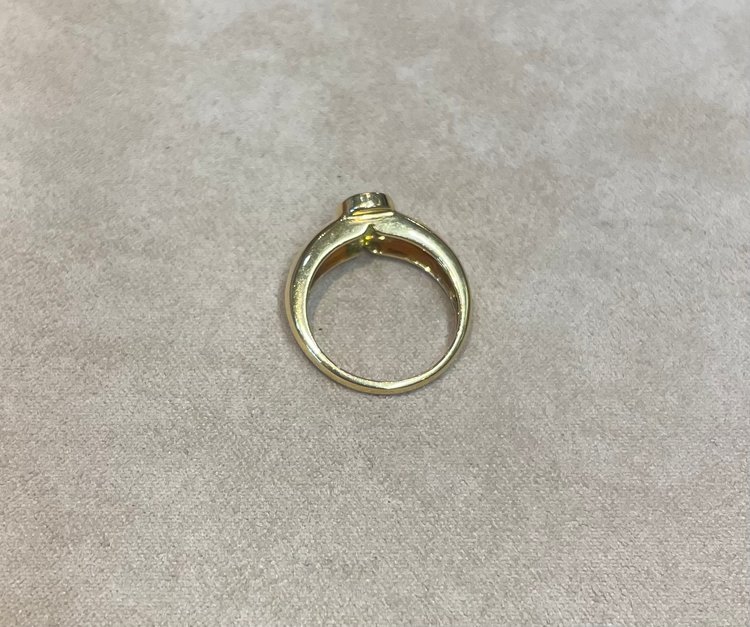 Bague jonc peridot