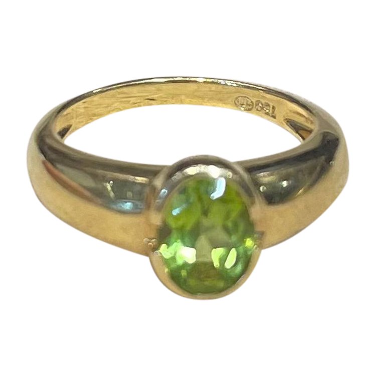 Bague jonc peridot