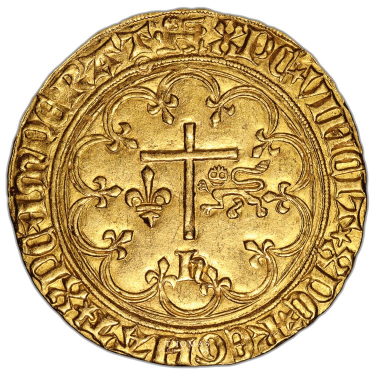 SALUT D’OR – ROUEN – TRÉSOR DE LA GUERRE – DE CENT ANS – ABBAYE DE LA LUCERNE