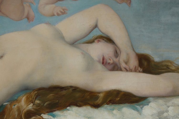 La naissance de Vénus de Ernest PRUNET, 1840-1901, d’après Alexandre Cabanel 