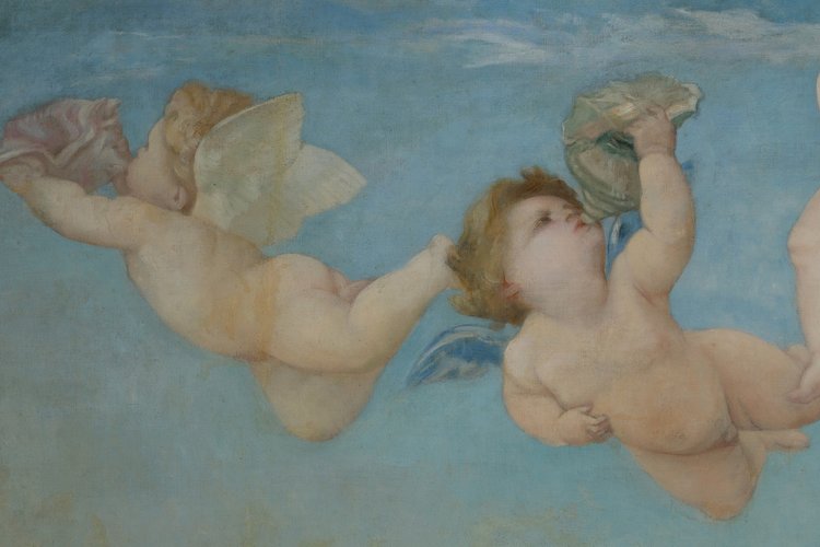 La naissance de Vénus de Ernest PRUNET, 1840-1901, d’après Alexandre Cabanel 