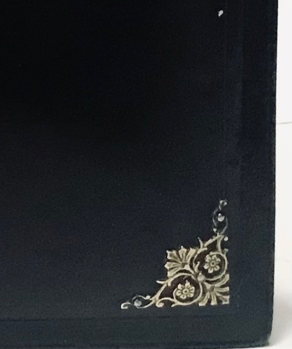 Coffret à bijoux gainé de cuir époque Napoléon III 