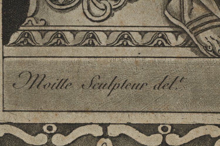 SUITE OF 5 ENGRAVINGS OF ANTIQUE SCENES AFTER MOITTE BY JANINET