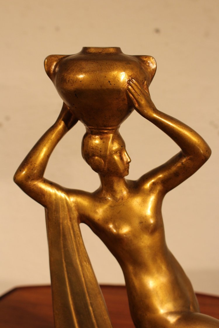 Scultura Art Déco di Raoul Lamourdedieu