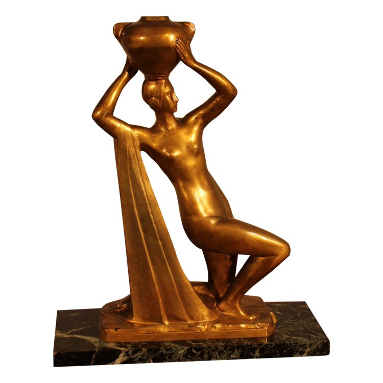 Scultura Art Déco di Raoul Lamourdedieu