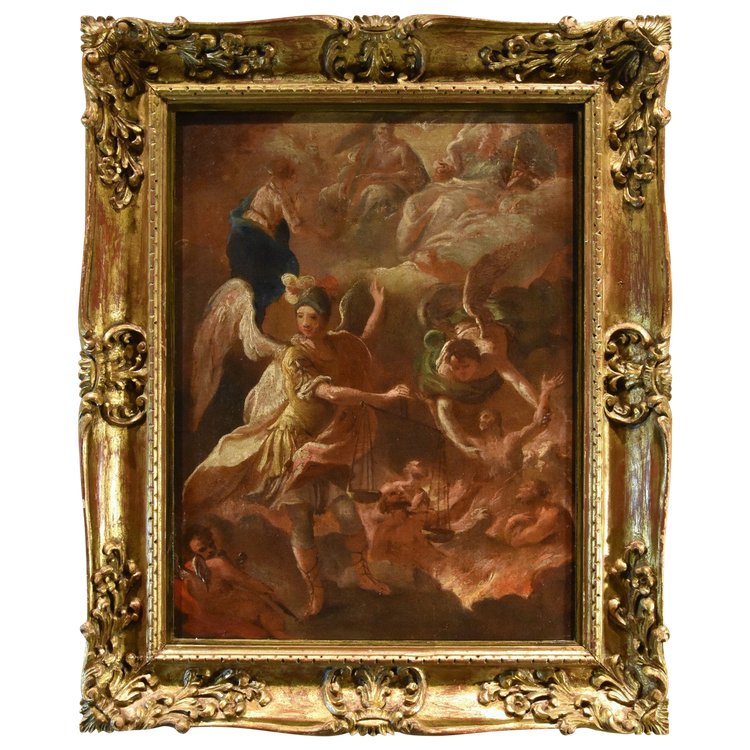 Psicostasia dell'Arcangelo Michele, Luca Giordano (Napoli, 1634 – 1705)