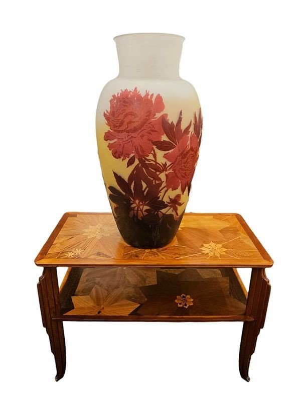 Emile Gallé Eccezionale vaso “Peonie”.