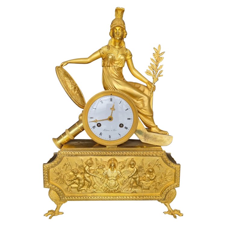 J.S Deverberie, “Peace” clock, Directory-Consulate period.