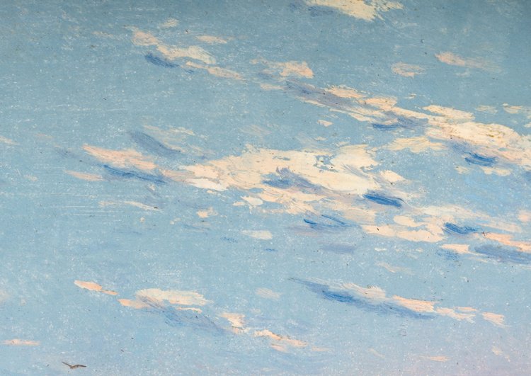 Frank William Warwick Topham (1838-1924) Capri La réparation des filets huile sur panneau vers 1863