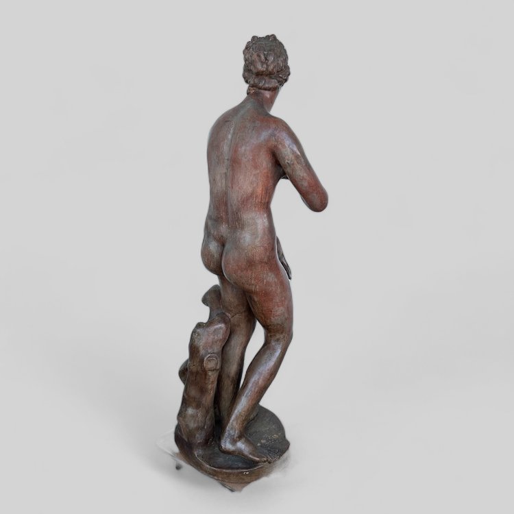 Molto Importante Venere De Medici In Terracotta Di Epoca Antica Del XIX Secolo Altezza 153 Cm
