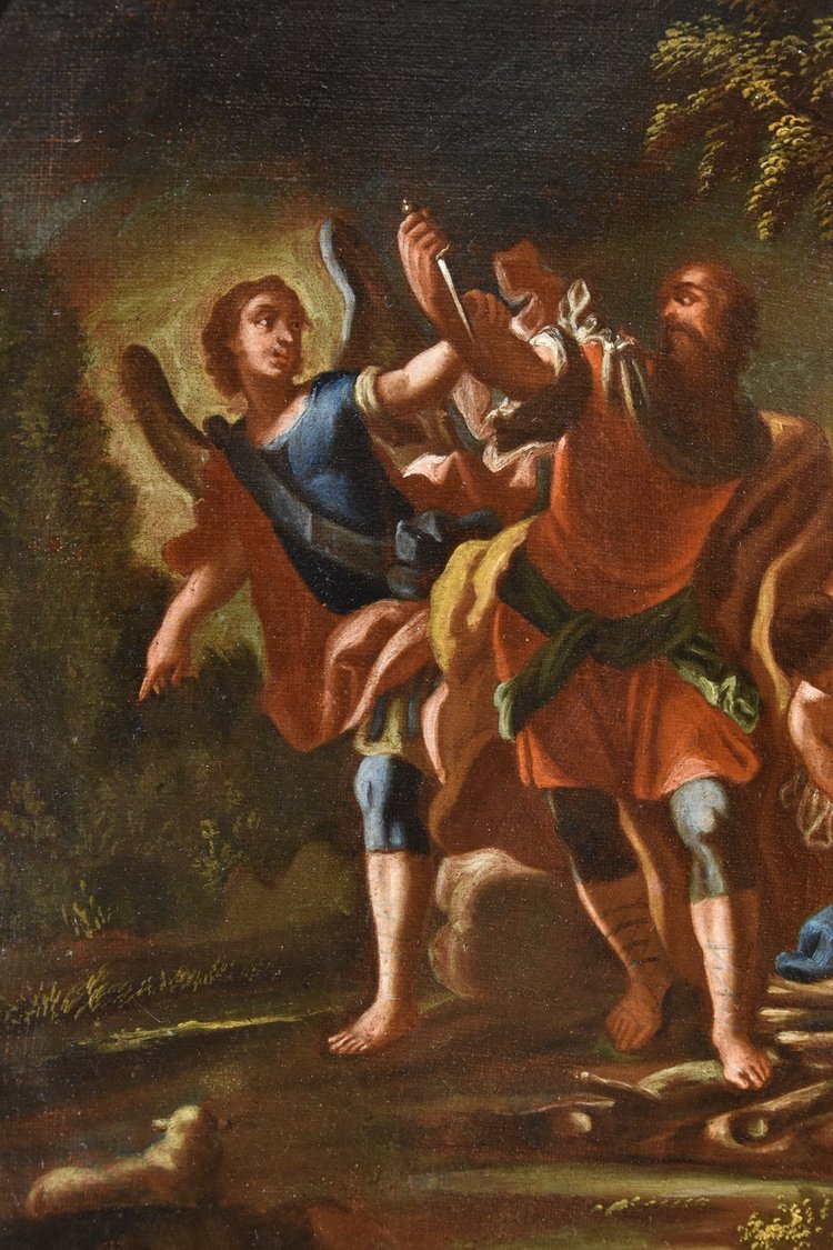  Agar e l'Angelo/ Il sacrificio di Isacco, Maestro napoletano del XVIII secolo