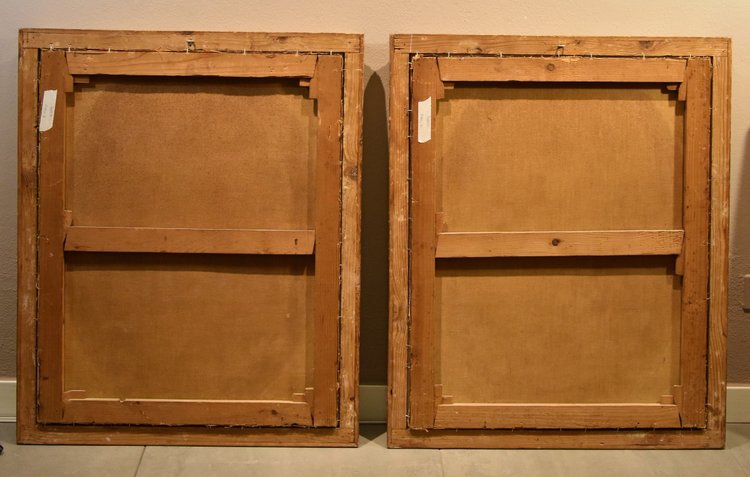  Agar e l'Angelo/ Il sacrificio di Isacco, Maestro napoletano del XVIII secolo