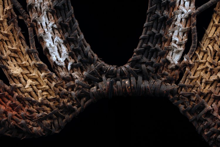 Tanzkopfschmuck, Stammeskunst, ozeanische Kunst, Papua-Neuguinea, traditionelles Ornament, Ozeanien