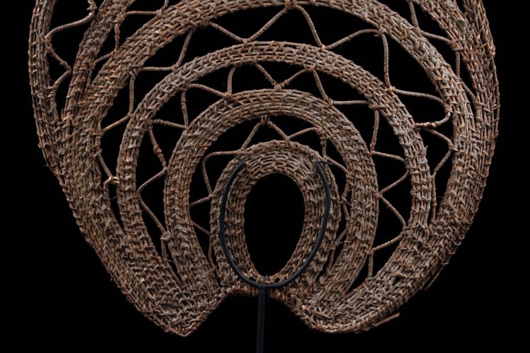 Tanzkopfschmuck, Stammeskunst, ozeanische Kunst, Papua-Neuguinea, traditionelles Ornament, Ozeanien