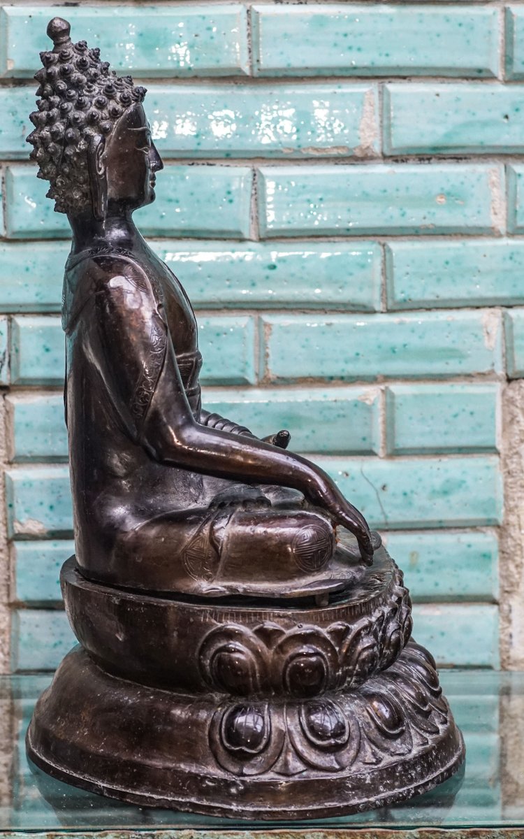 Buddha, Tibet Bronzo Inizio XX secolo 