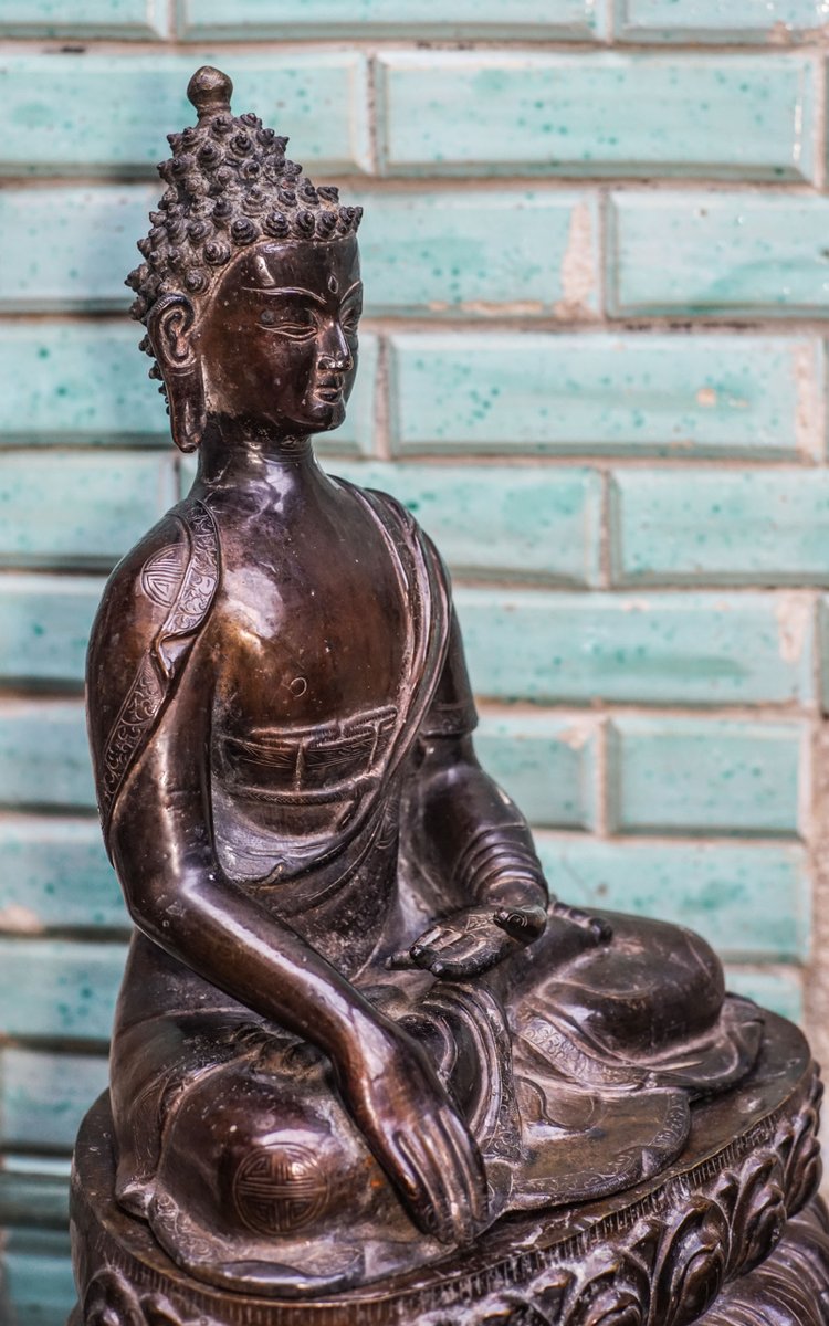 Buddha, Tibet Bronzo Inizio XX secolo 