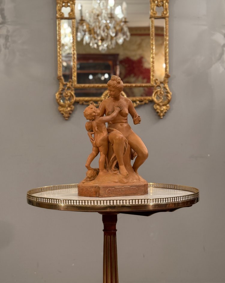 Gueridon Basculant En Acajou d'Epoque Louis XVI, Vers 1780