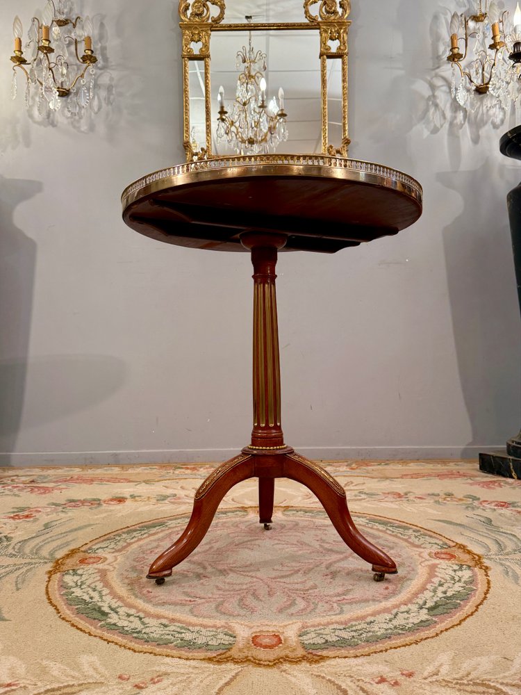 Gueridon Basculant En Acajou d'Epoque Louis XVI, Vers 1780