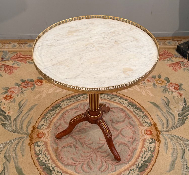 Gueridon Basculant En Acajou d'Epoque Louis XVI, Vers 1780
