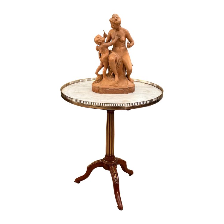 Gueridon Basculant En Acajou d'Epoque Louis XVI, Vers 1780