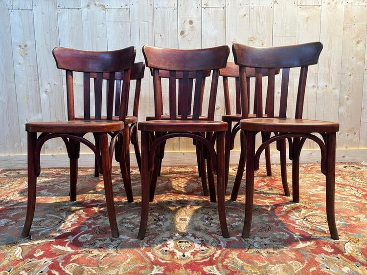 Set of 6 Fischel bistro chairs