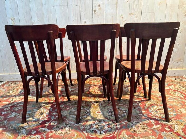 Set of 6 Fischel bistro chairs
