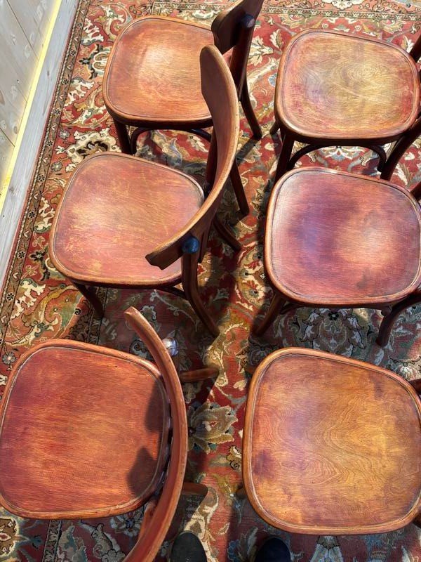 Set of 6 Fischel bistro chairs
