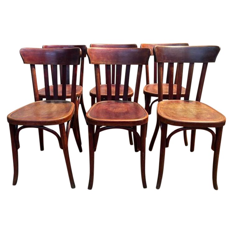 Set of 6 Fischel bistro chairs
