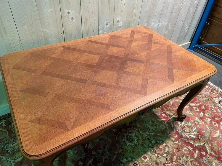 Italienischer Tisch im Louis XV-Stil aus Eiche